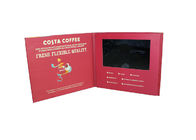 Taşınabilir İş Video Tebrik Kartı, 210 x 210mm Boy LCD Video Broşür Kartı