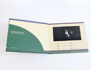 Yumuşak kapaklı 7 inç özelleştirilmiş sanat LCD Video Broşür, A5 boyutu