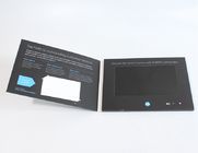 CMYK baskı El Yapımı LCD 7 inç HD Video Tebrik Kartı ile ON / OFF düğmesi anahtarı