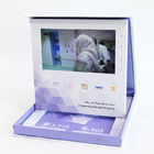 USB kablosu video broşür kartı ile iş reklam elektronik 4.3inch Video kitapçık