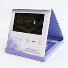 Ciltli 7 Inç LCD Video Broşür Iş Hediye Özel Baskı video paketi hediye kutusu