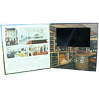 İş Kitapçığı LCD Video Broşürü 4 Renkli CMYK Baskı 4GB Bellek