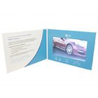 VIF Ücretsiz Örnek Manyetik anahtar mezuniyetler dijital video broşürü 7 inç A4 / A5 kağıt ile iş davetiyeleri için