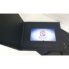 Video Klasör PU 10.1 inç video broşür promosyon LCD ekran iş kitap için deri kapaklı lcd video kitap