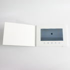 Özelleştirilmiş Baskı 7 inç CD Video Broşürü Beyaz Kart Boş Kart 2GB Bellek 1000mAh Reklam İçin