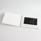Özelleştirilmiş Baskı 7 inç CD Video Broşürü Beyaz Kart Boş Kart 2GB Bellek 1000mAh Reklam İçin