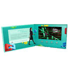 A5 LCD Kartları LPS Şarj Edilebilir Pilli IPS / HD Video Broşürü 210x148mm