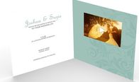 Düğün dijital video broşür, multimedya etkisi ile lcd ekran tebrik kartı