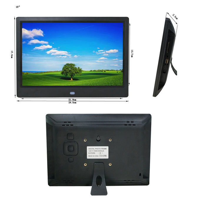 12.5 '' IPS Dijital Fotoğraf Çerçevesi LCD ekran 1920 * 1080 Yeni Tasarım Beyaz / Siyah MSTAR Ana Kontrol Çipi USB / HDMI