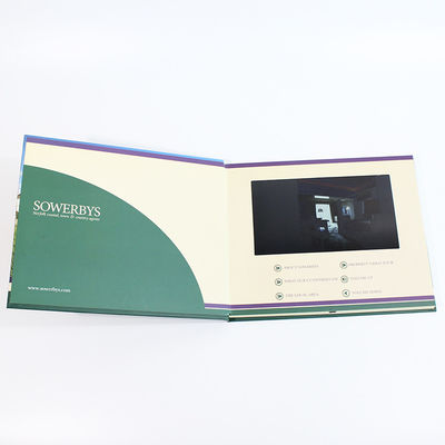 Ücretsiz Örnek Sınırlı Video Klasörde Fabrika El Yapımı LCD Tebrik Kitap Promo Için 7 inç Video Broşür