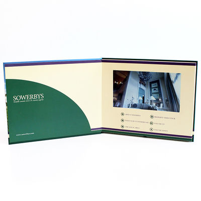 Ücretsiz Örnek Sınırlı Video Klasörde Fabrika El Yapımı LCD Tebrik Kitap Promo Için 7 inç Video Broşür