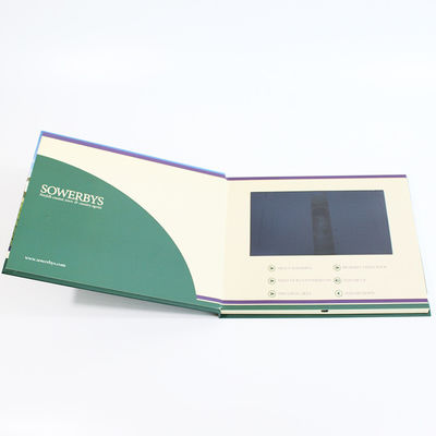 Ücretsiz Örnek Sınırlı Video Klasörde Fabrika El Yapımı LCD Tebrik Kitap Promo Için 7 inç Video Broşür