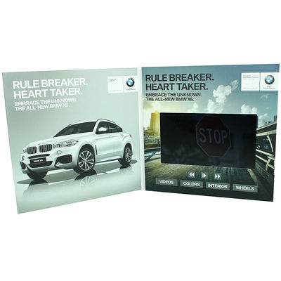 İş Hediye 5 &amp;quot;IPS Ekran Video Broşürü, Video Broşür Kartı, 210x165mm UV broşür baskısı ile Lcd Video broşür Kartı