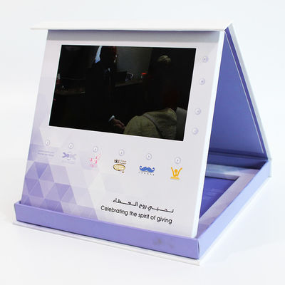 Ücretsiz Örnek Klasör Fabrika Kaynağı Shenzhen Video 7 inç LCD Ekran Standı Video Klasör Video Broşür Modülü