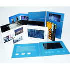 Video Klasör Ücretsiz Örnek Sınırlı 5 &amp;quot;ücretsiz USB Kabloları ve CMYK Baskı ile El Yapımı Promosyon LCD Video Broşür