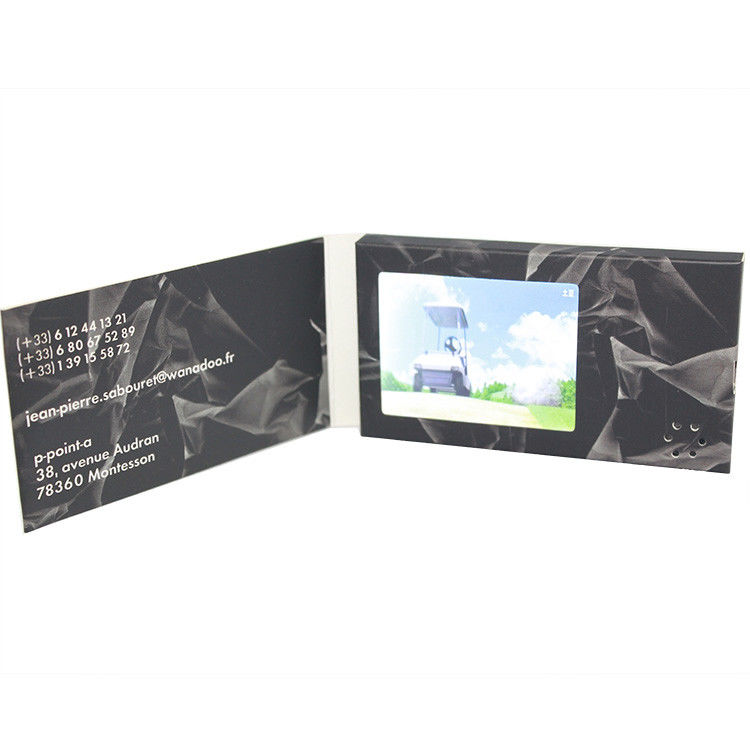 Basılı Kağıtlar ile Dayanıklı 4.3 inç 6 inç LCD Video Broşür Kartı