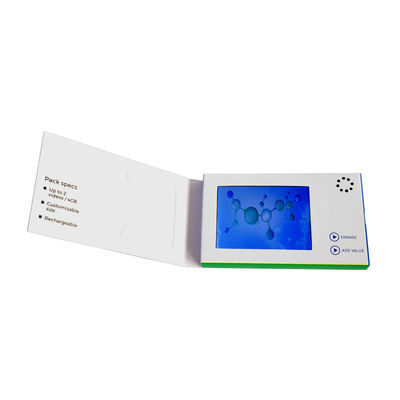 USB Bağlantı Noktası LCD Video Kartvizitler 128MB-8GB Bellek CMYK / Mat Laminasyon Baskı